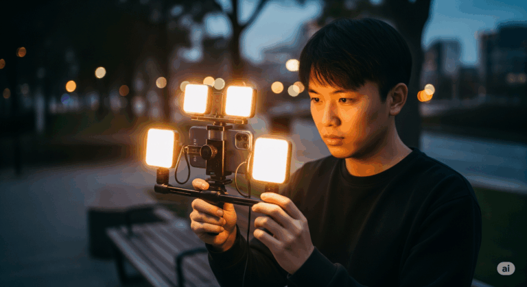 Best Portable Lighting for IRL & Mobile Streaming (2025) featured image