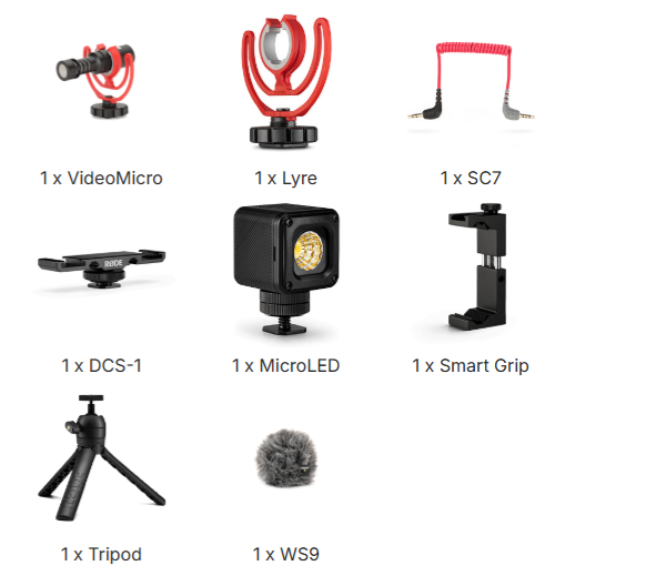 RØDE Vlogger Kit with Micro LED Light