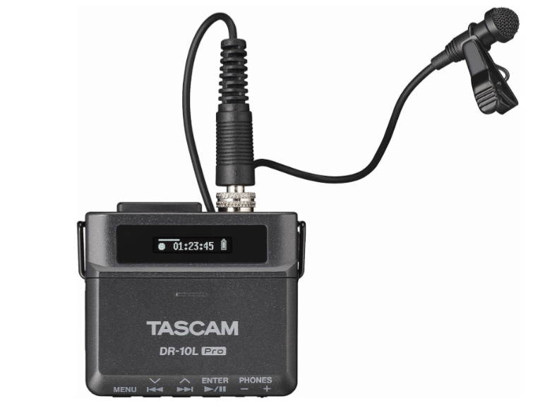 Tascam DR-10L Pro (Lavalier Recorder with Interface Features)